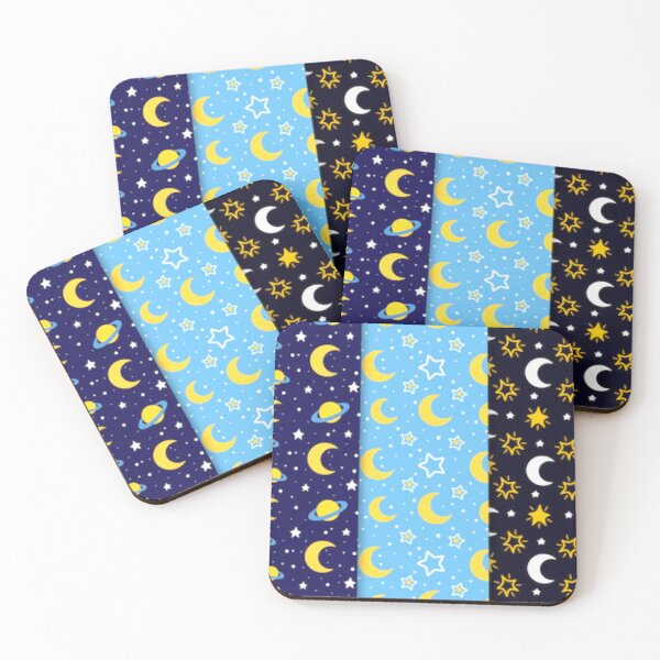 Item preview,  Cool Moons and stars seamless patterns designed and sold by BEAUTY ⭐⭐⭐⭐⭐.