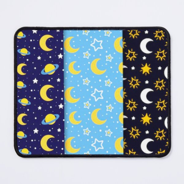 Item preview, Cool Moons and stars seamless patterns designed and sold by BEAUTY ⭐⭐⭐⭐⭐.