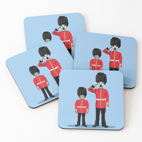 Item preview, Dotty Dog British Soldiers Military Salute designed and sold by Annalisa-Jones.