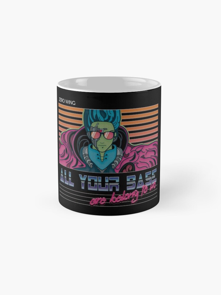 Vista alternativa de Taza RETRO All Your Base Are Belong To Us