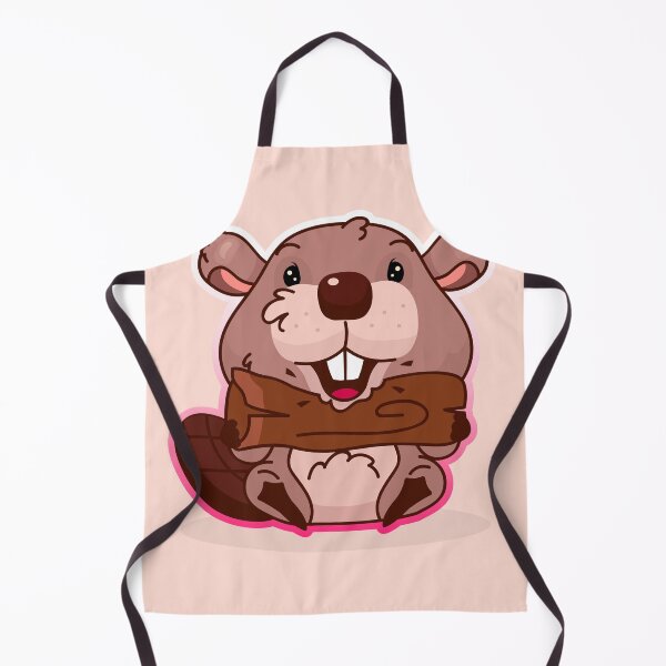 Item preview, Mr Paddles the Beaver Chopping Wood designed and sold by cutieotter.