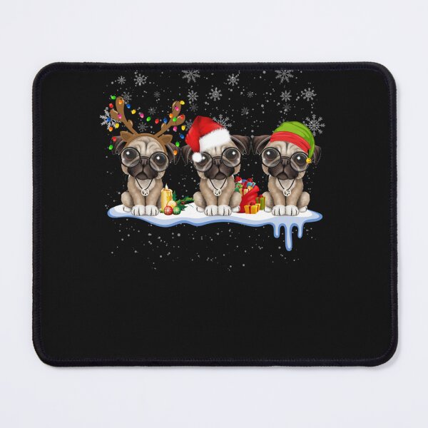 Item preview, Pug Christmas Santa Hat, Funny Pugs, Xmas Lon designed and sold by maginnbealric.