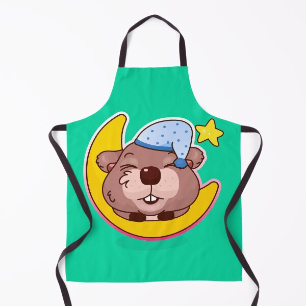 Item preview, Mr Paddles the Beaver Sleeping designed and sold by cutieotter.