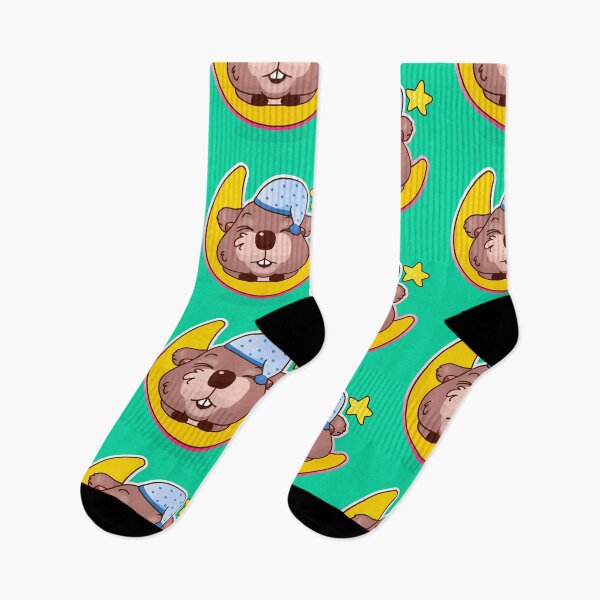 Item preview, Mr Paddles the Beaver Sleeping designed and sold by cutieotter.