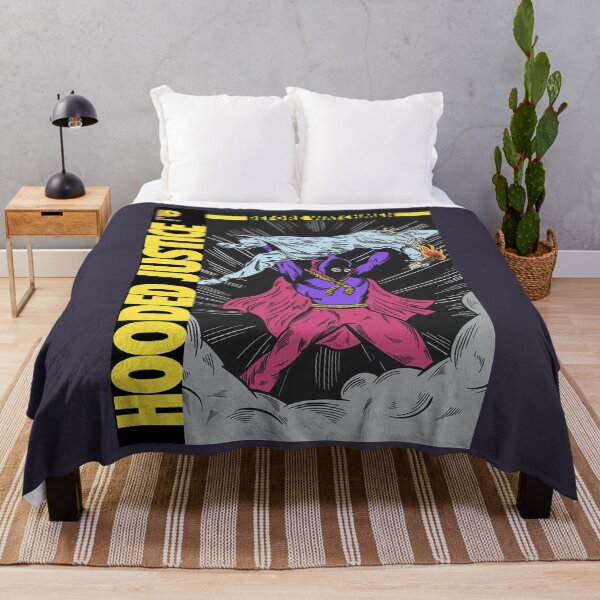 Item preview, Mens Funny Hooded Justice Comics designed and sold by WandaRoth88.
