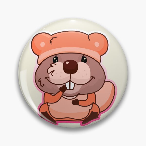 Item preview, Mr Paddles the Beaver Giggling designed and sold by cutieotter.