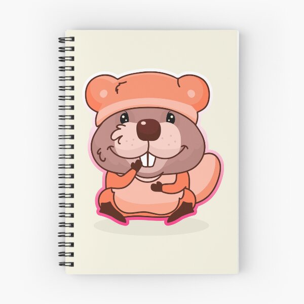 Item preview, Mr Paddles the Beaver Giggling designed and sold by cutieotter.