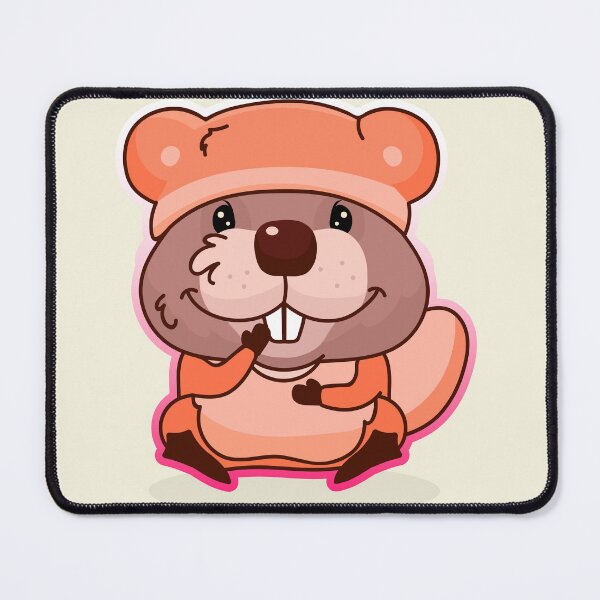 Item preview, Mr Paddles the Beaver Giggling designed and sold by cutieotter.
