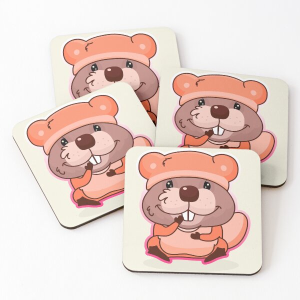 Item preview, Mr Paddles the Beaver Giggling designed and sold by cutieotter.