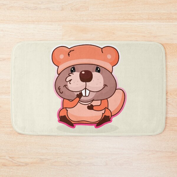 Item preview, Mr Paddles the Beaver Giggling designed and sold by cutieotter.