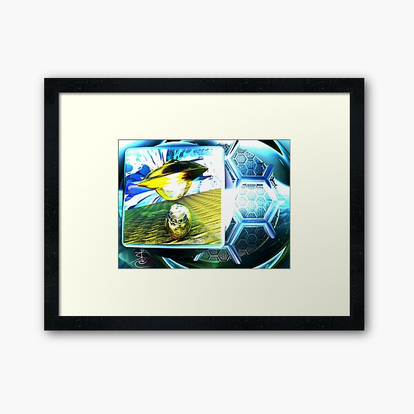 alien interface Framed Art Print