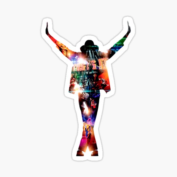 Michael Jackson - Rey del Pop Pegatina