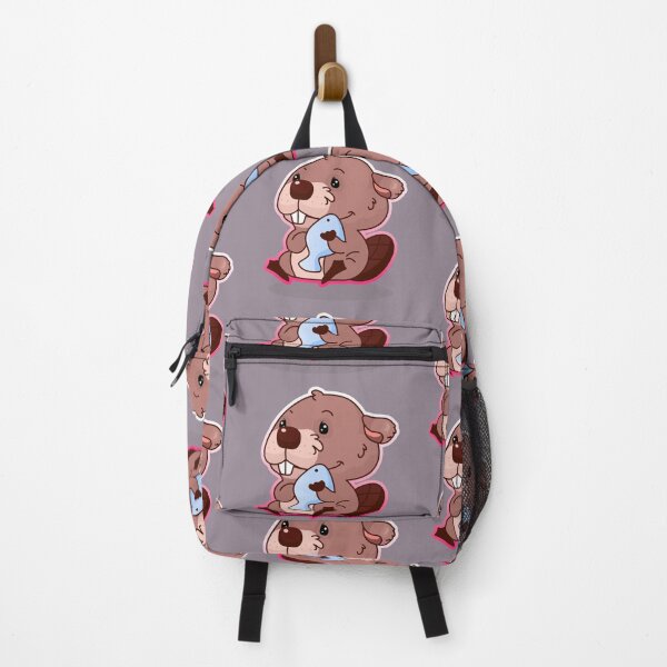 Item preview, Mr Paddles the Beaver Caught a Fish designed and sold by cutieotter.
