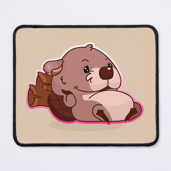 Item preview, Mr Paddles the Beaver Resting designed and sold by cutieotter.
