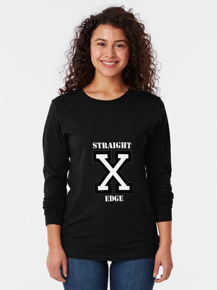 straight edge t shirt