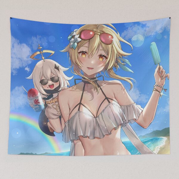 Item preview, Lumine Genshin Impact Vacaciones designed and sold by ValeriaHoang.