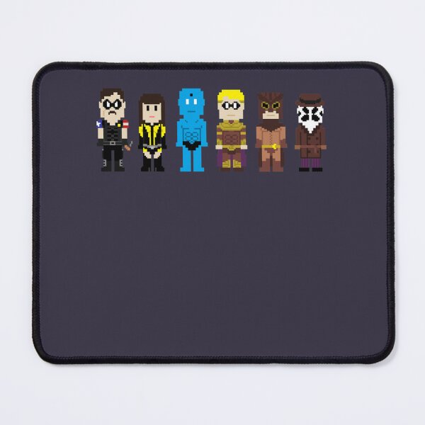 Item preview, Music Retro 8-Bit Super Heroes 4 The Watch Guys designed and sold by WandaRoth88.