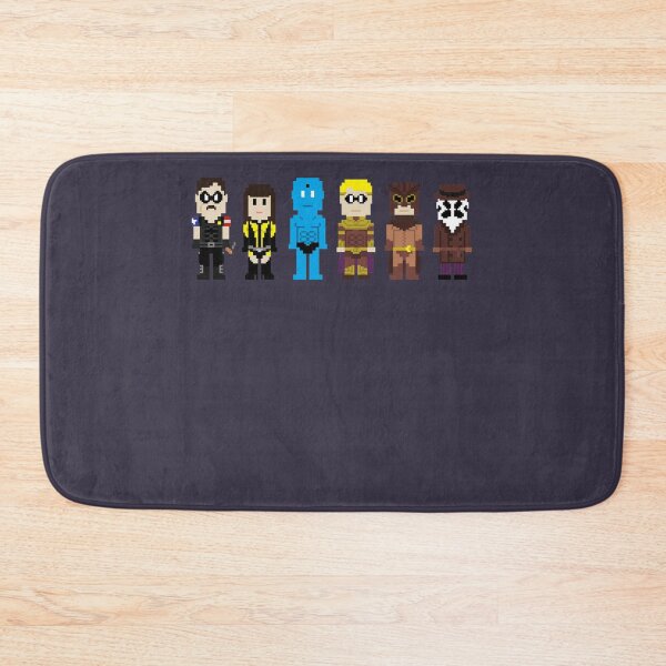Item preview, Music Retro 8-Bit Super Heroes 4 The Watch Guys designed and sold by WandaRoth88.