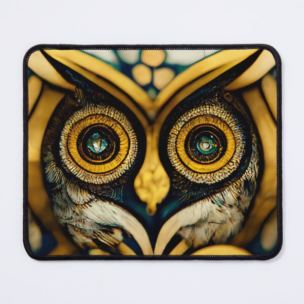 Item preview, Psychedelic Owl #1 | Owl | Bird Of Prey | Gustav Klimt | Alphonse Mucha designed and sold by lrjtucker.