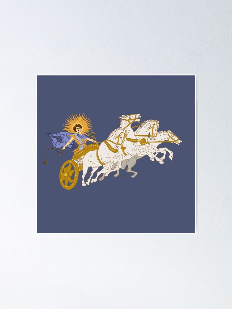 Medea in her Chariot Sticker for Sale by archaeologyart