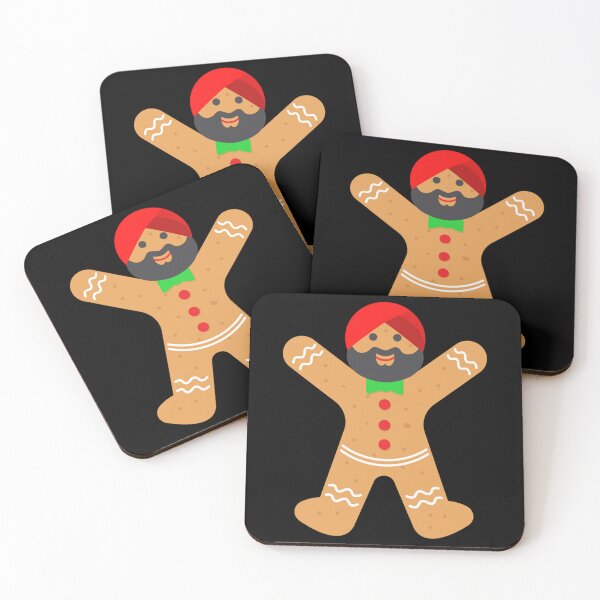 Item preview, Funny Punjabi Indian Men's Turban Gingerbread Man Sweat designed and sold by travisvgnagui.
