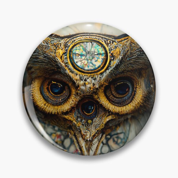 Item preview, Psychedelic Owl #2 | Owl | Bird Of Prey | Gustav Klimt | Alphonse Mucha designed and sold by lrjtucker.