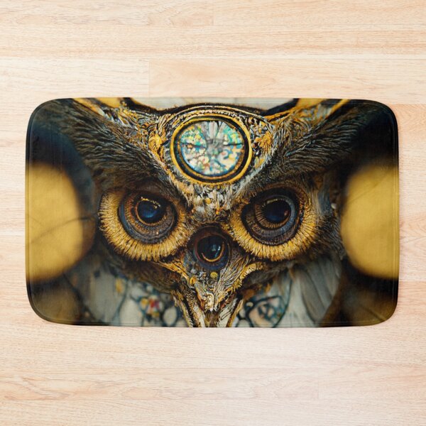 Item preview, Psychedelic Owl #2 | Owl | Bird Of Prey | Gustav Klimt | Alphonse Mucha designed and sold by lrjtucker.