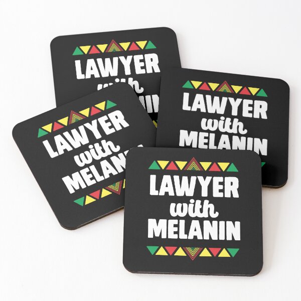 Item preview, Lawyer With Melanin Law Student Black History designed and sold by QueenOfPrint.
