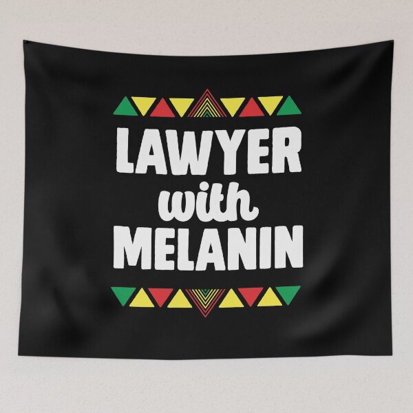 Item preview, Lawyer With Melanin Law Student Black History designed and sold by QueenOfPrint.