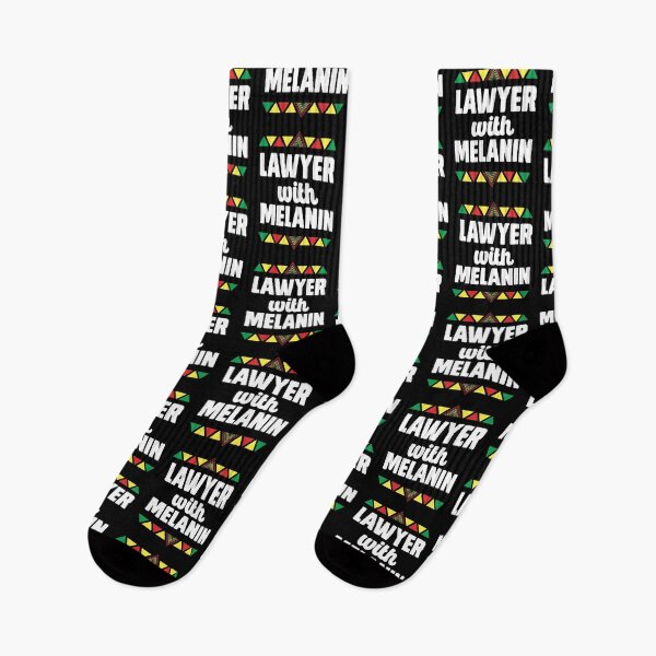 Item preview, Lawyer With Melanin Law Student Black History designed and sold by QueenOfPrint.