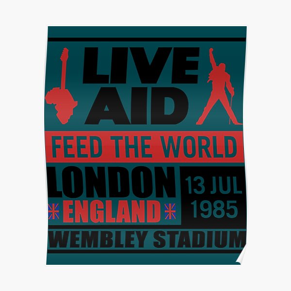 ◇激レア希少◇ライブエイド1985年◇LIVE AID◇ヴィンテージ◇ポスター