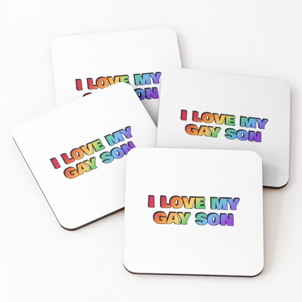 Item preview, I love my gay son - Pride rainbow colors designed and sold by Inspirationmotivation.