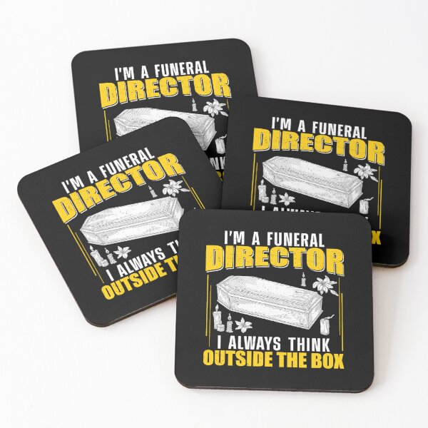Item preview, Funeral Director Always Think Outside Of The Box Mortician designed and sold by StrongShirts.