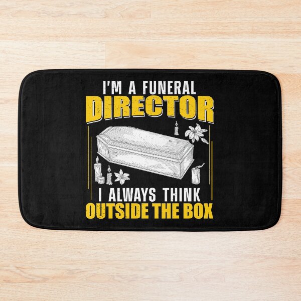 Item preview, Funeral Director Always Think Outside Of The Box Mortician designed and sold by StrongShirts.