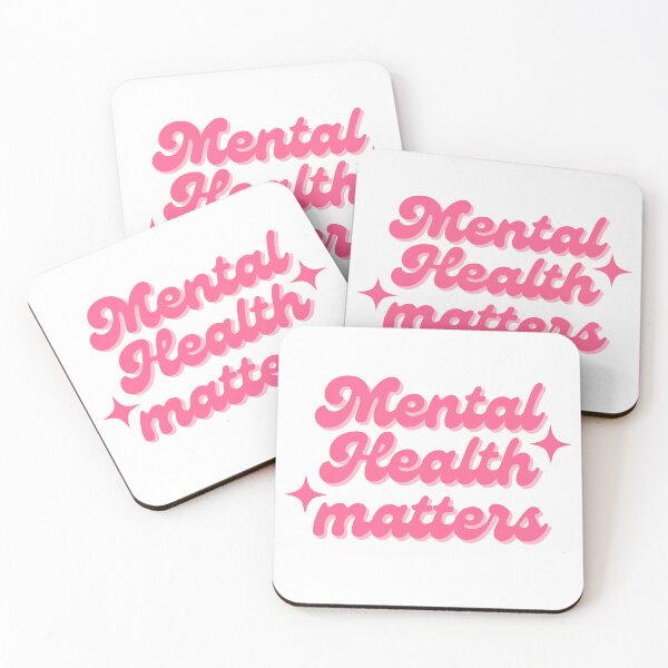 Item preview, Mental health matters pink retro design  designed and sold by Holly-berry-art.