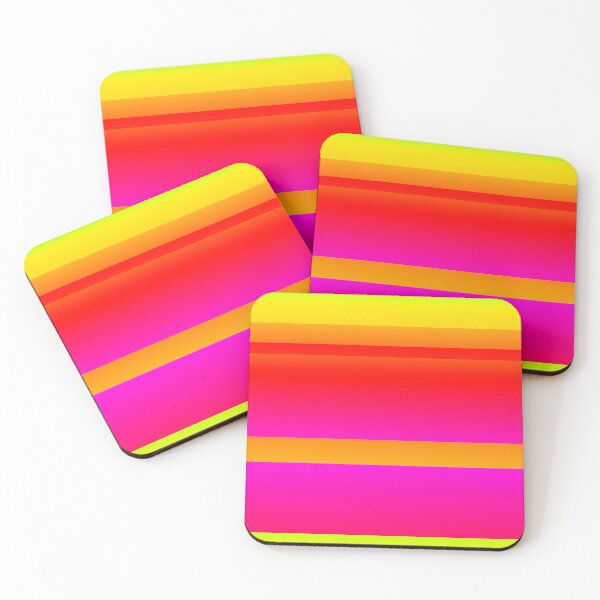 Item preview, Bright autumn color palette stripes | vibrant autumn color striped designed and sold by lausn.