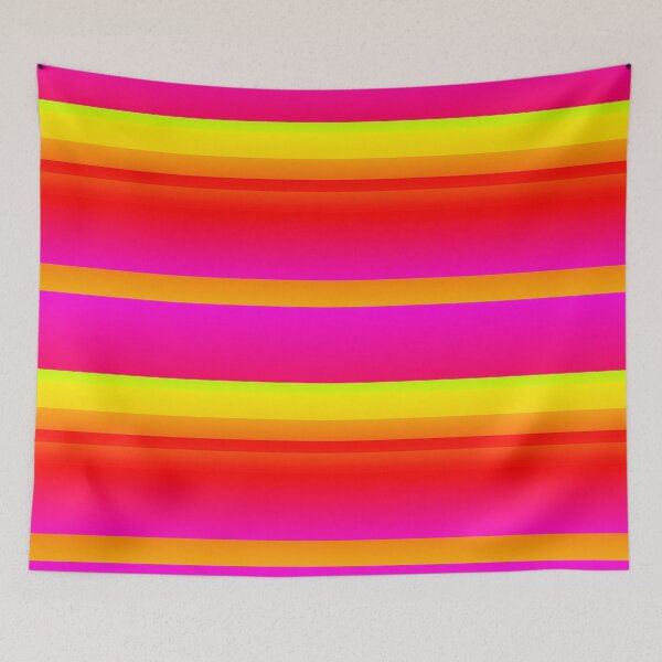 Item preview, Bright autumn color palette stripes | vibrant autumn color striped designed and sold by lausn.