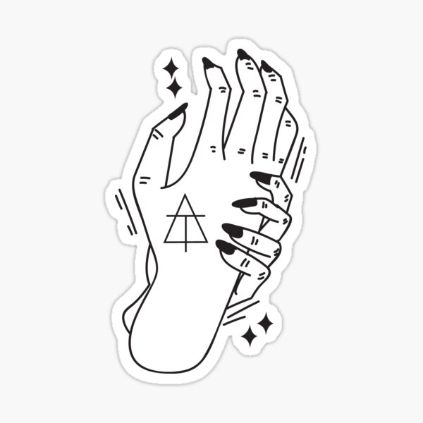 Witch's Hand Sticker