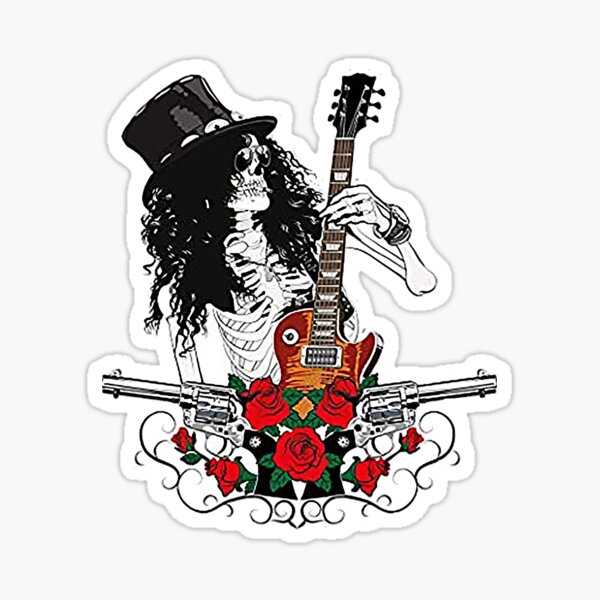 Guns N Roses Sticker Pack  GNR Guns And Roses American Hard Rock