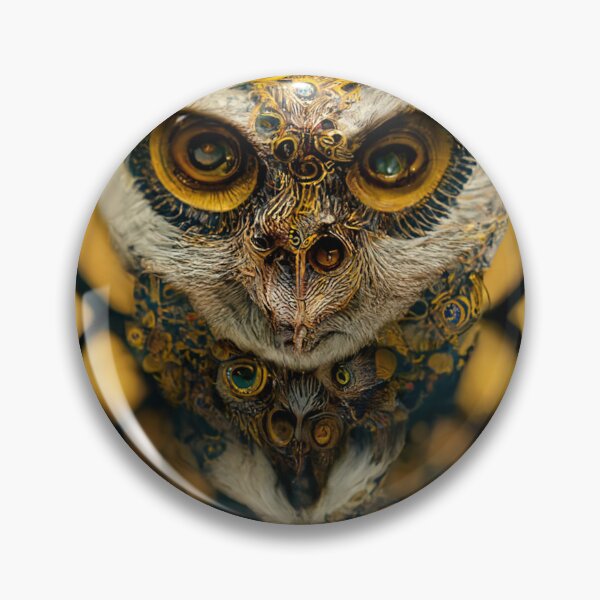 Item preview, Psychedelic Owl #4 | Owl | Bird Of Prey | Gustav Klimt | Alphonse Mucha designed and sold by lrjtucker.