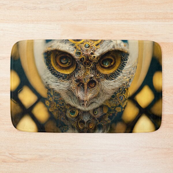 Item preview, Psychedelic Owl #4 | Owl | Bird Of Prey | Gustav Klimt | Alphonse Mucha designed and sold by lrjtucker.