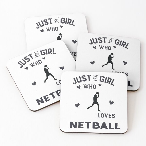 Item preview, Just A Girl Who Loves Netball designed and sold by Aerial Addicts.