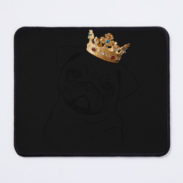 Item preview, Pug Dog Wearing Crown Lon designed and sold by maginnbealric.