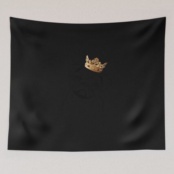 Item preview, Pug Dog Wearing Crown Lon designed and sold by maginnbealric.
