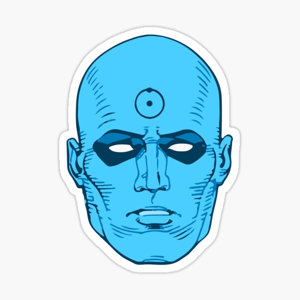 Dr Manhattan Ligma Balls Watchmen Meme Sticker for Sale by UnicornSithLord