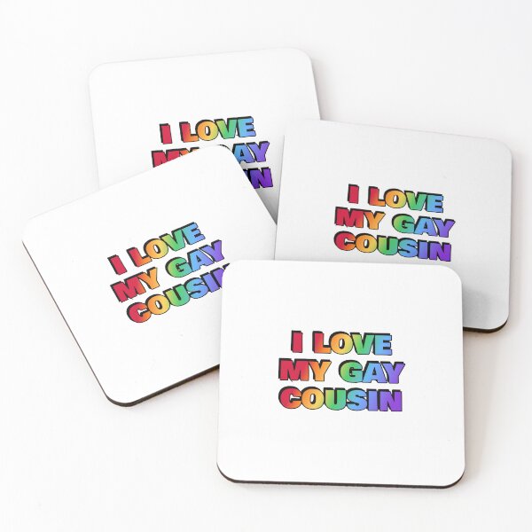 Item preview, I love my gay cousin - Pride rainbow colors designed and sold by Inspirationmotivation.