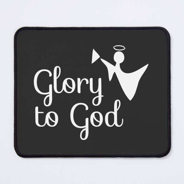 Item preview, Christian Christmas Design - Glory to God - with Angel designed and sold by simplydesignart.