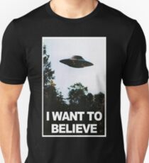 I want to believe // x files Unisex T-Shirt