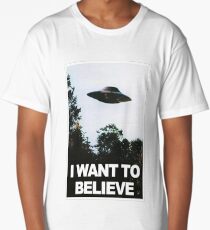 Je veux croire // x fichiers T-shirt long