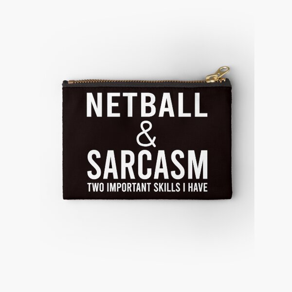 Item preview, Netball And Sarcasm  designed and sold by Aerial Addicts.